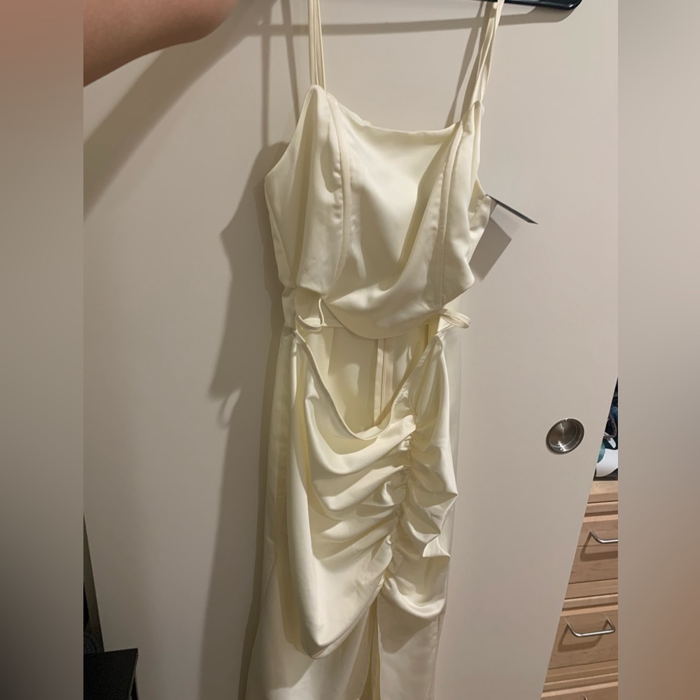 Pretty Little Thing Cutout Ruched Dress